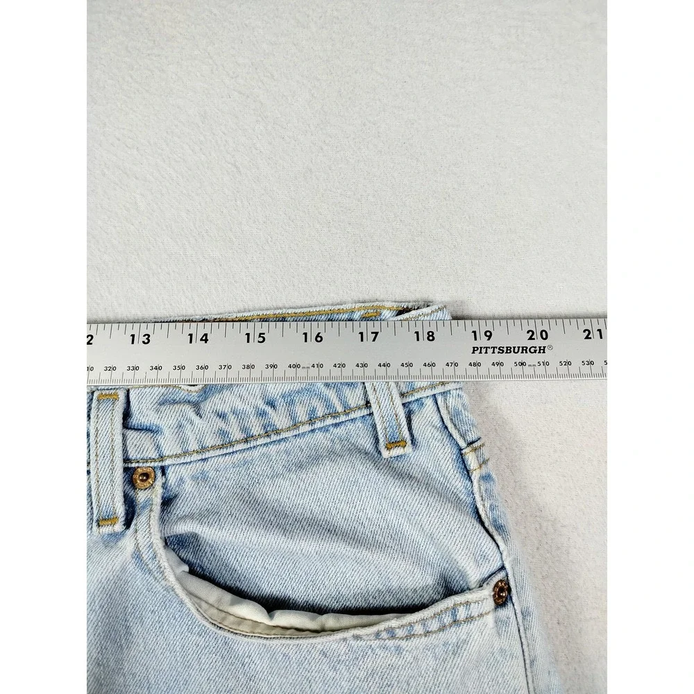Vintage Levis 505 Jeans‎ Mens 40x30 Light Wash Blue Straight Leg USA Denim